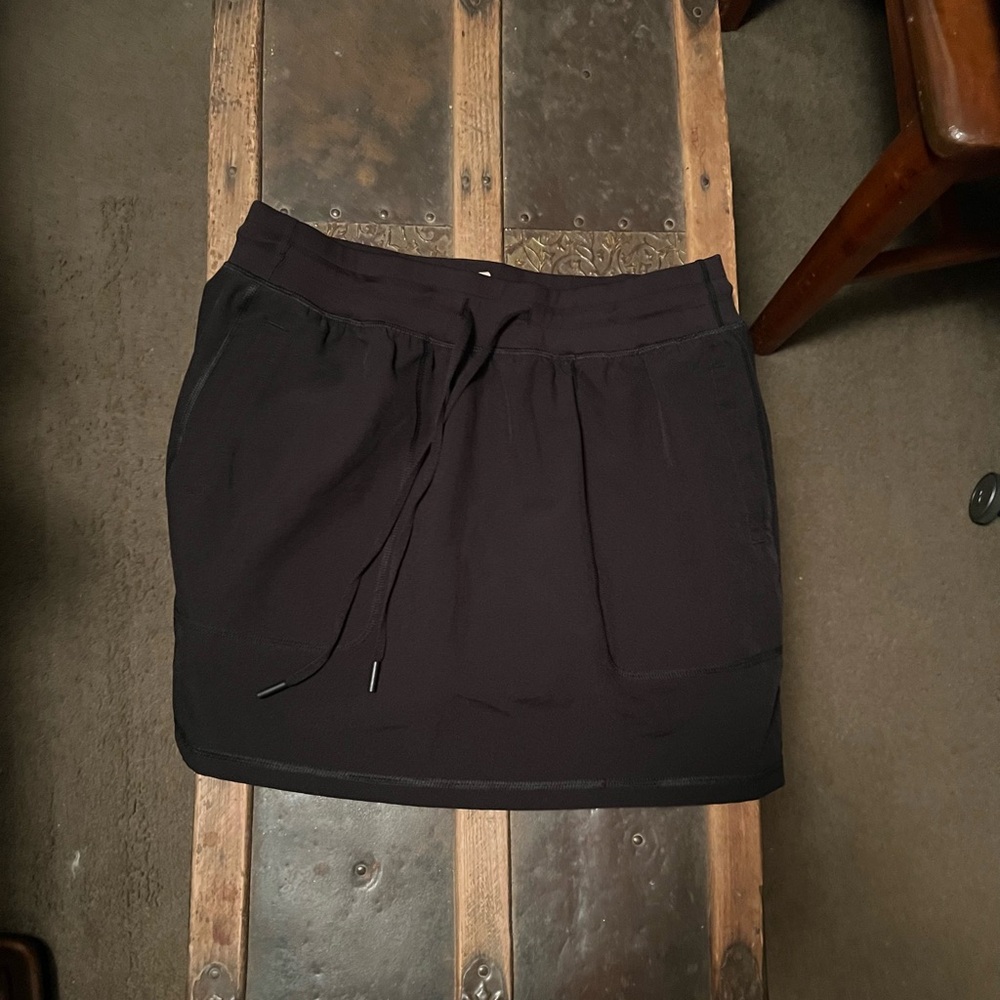 Black Drawstring Skirt